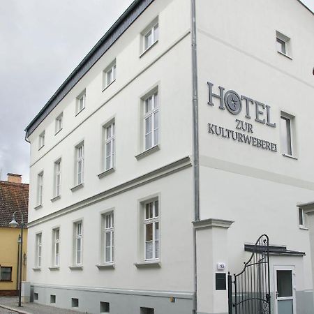 Hotel Zur Kulturweberei Finsterwalde Buitenkant foto