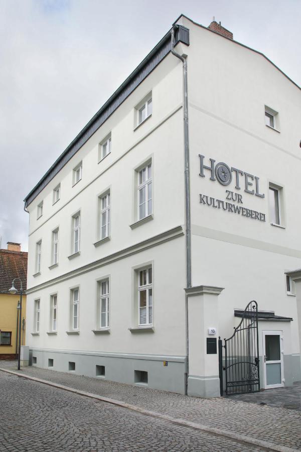 Hotel Zur Kulturweberei Finsterwalde Buitenkant foto